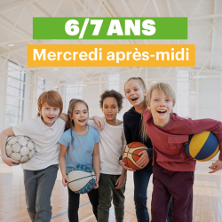 6/7 ans : Mercredi après-midi